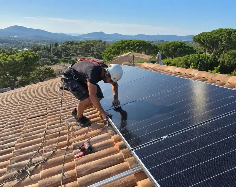 Installateur panneaux solaires Melrand — pose photovoltaïque sur toiture